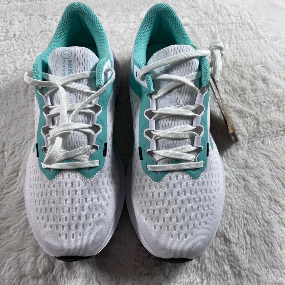 Nike Air Winflo 10 Womens Running Shoes White Emerald Rise FN7106-100 7.5 NEW‎